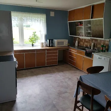 Glacier And Waterfall View