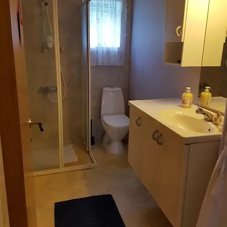 Glacier And Waterfall View